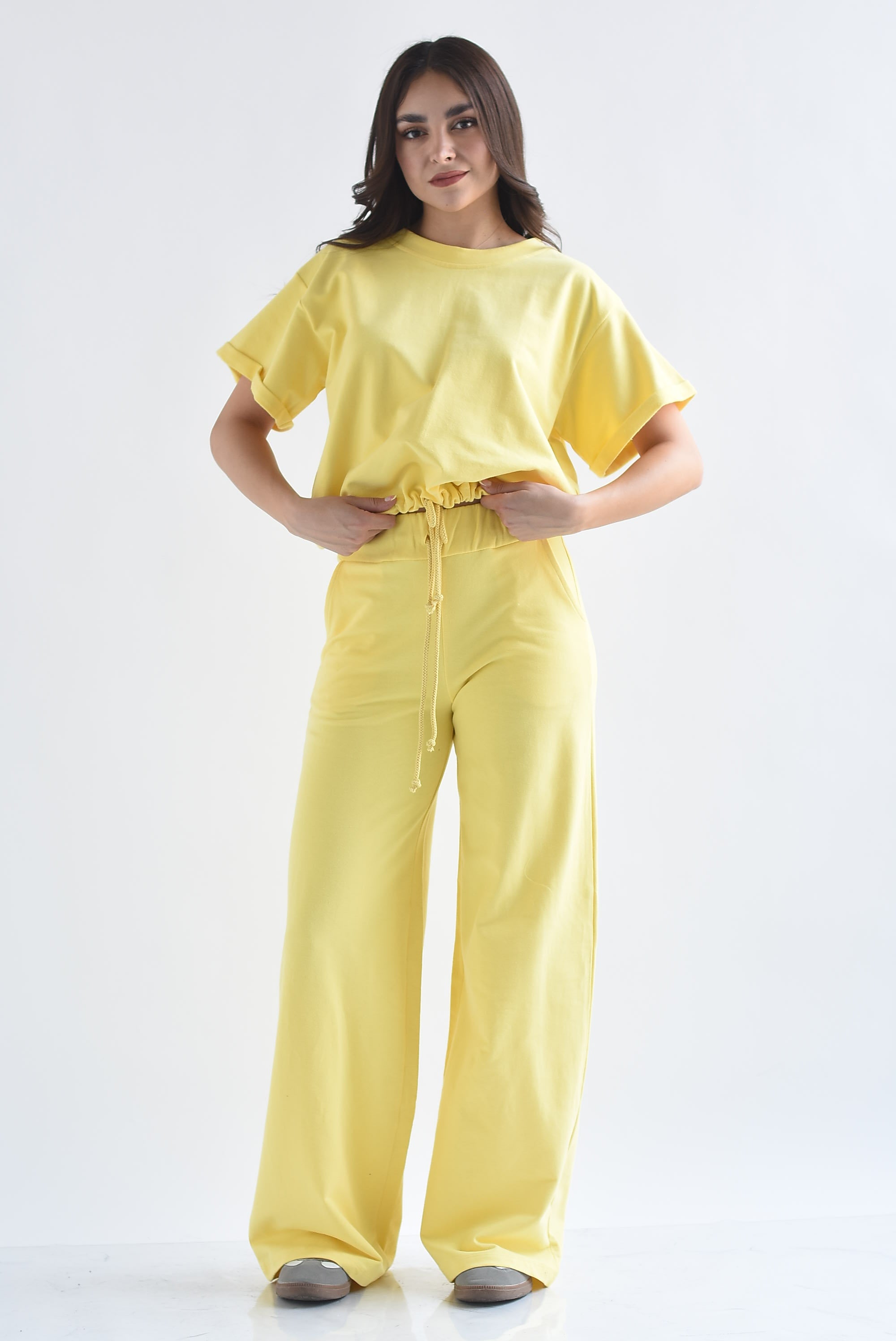 Set Pantalón y Blusa jareta algodón