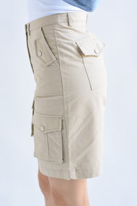 Fashion Styled Bermuda cargo Kaki