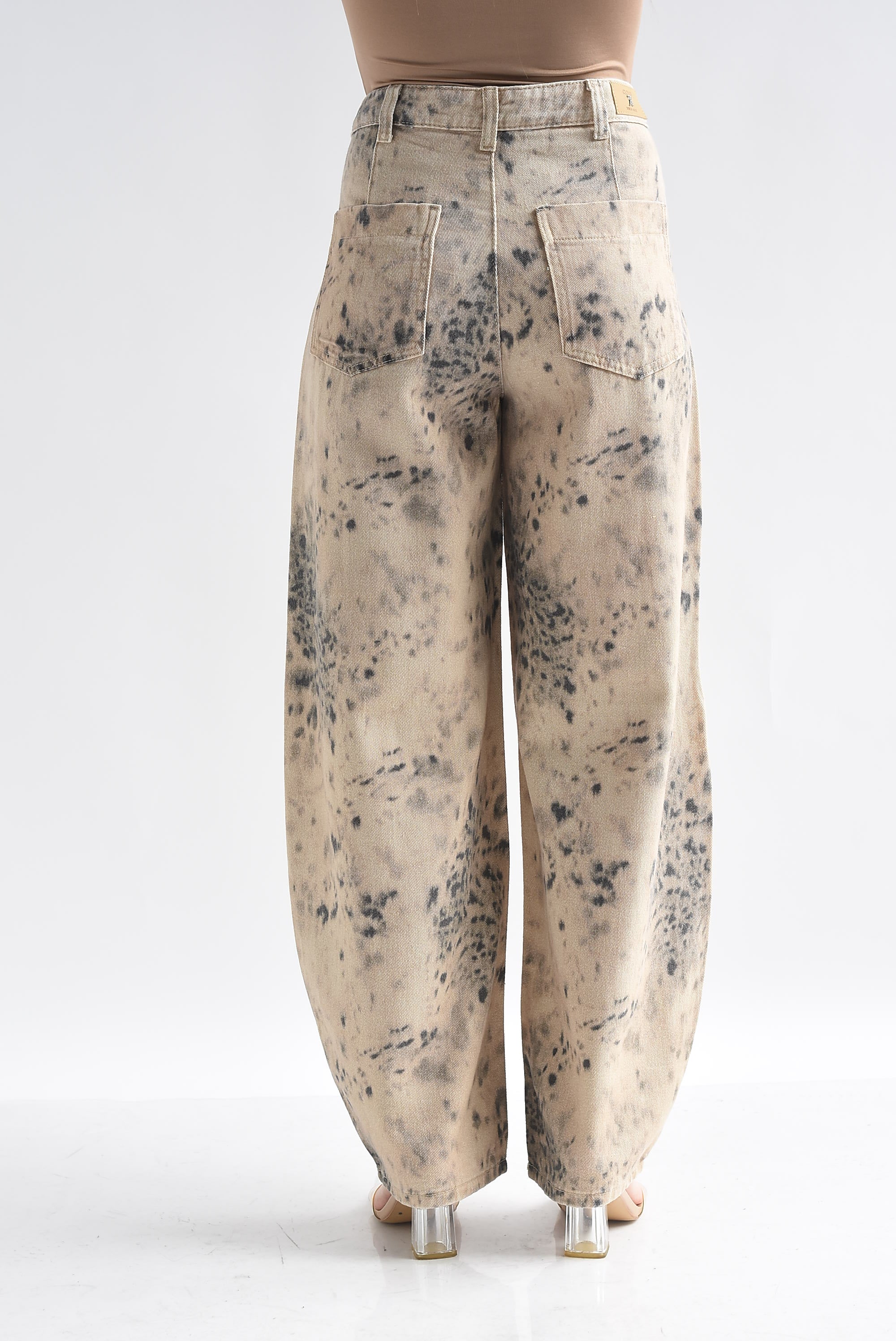 Jeans barrel animal print