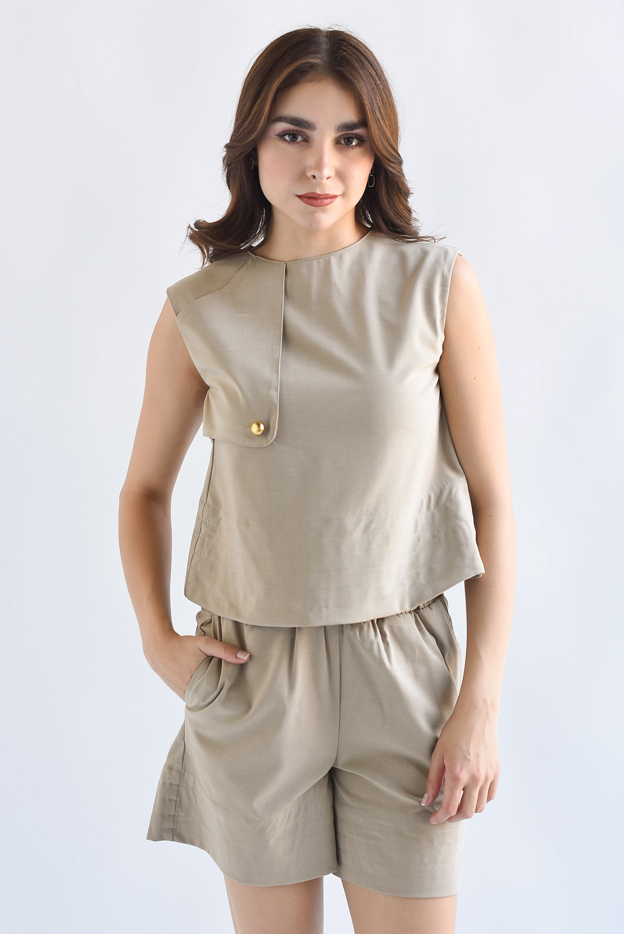Set Short y Blusa Moka