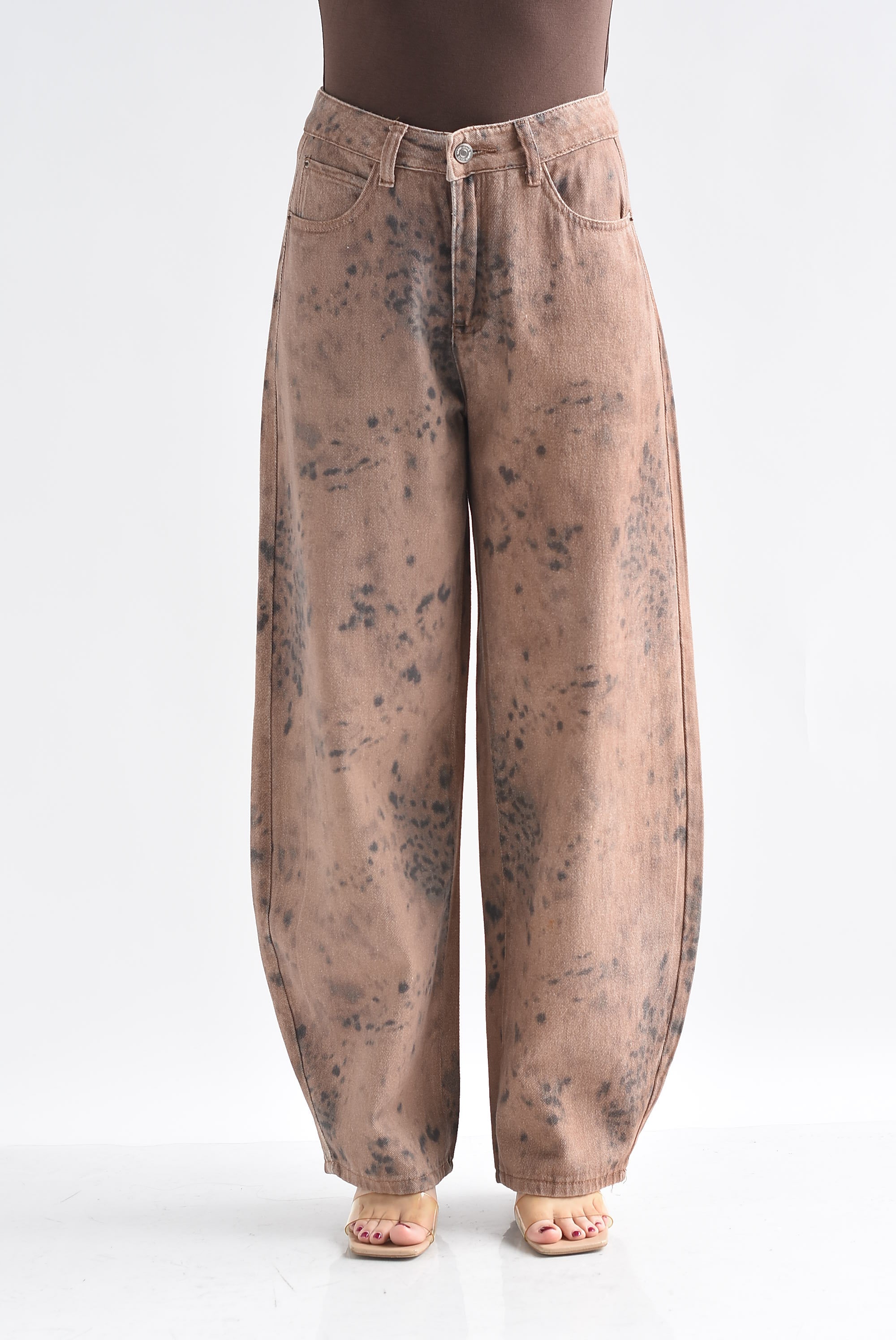 Jeans barrel animal print