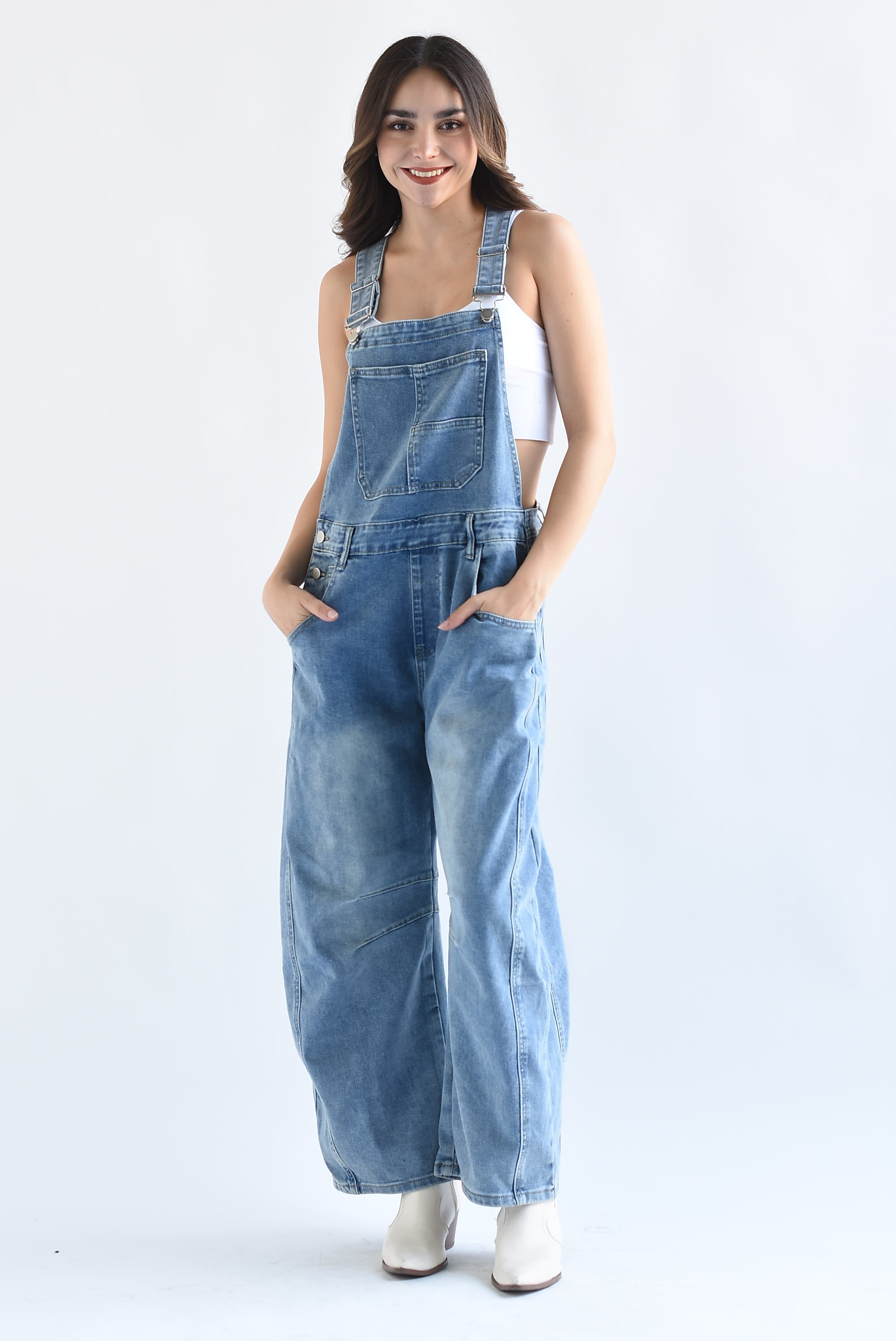 Overol Barrel Denim Medium