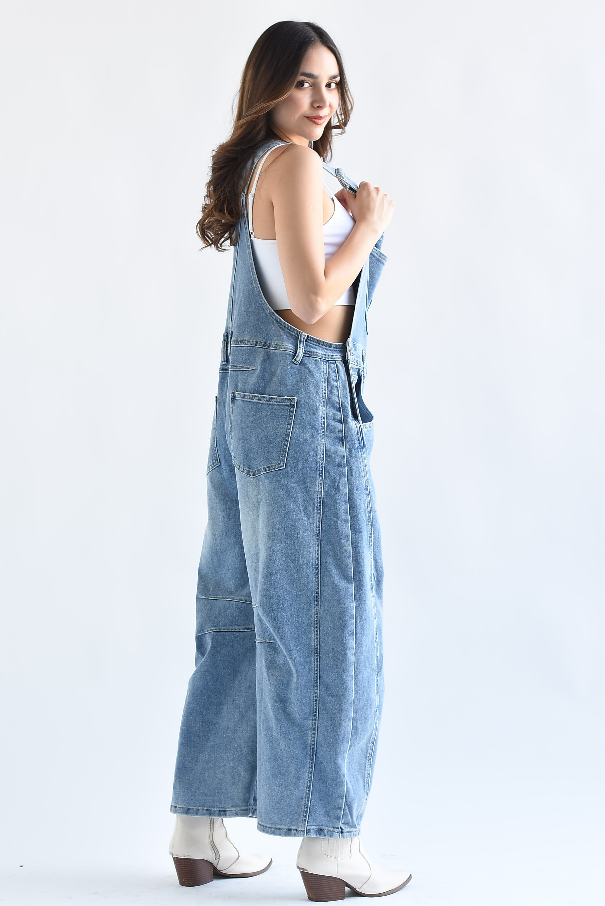 Overol Barrel Denim Medium