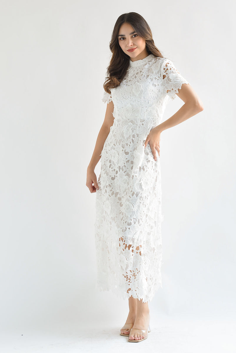 Vestido Largo Vestidos Encaje Mango Vestido Largo Vestido Guipur