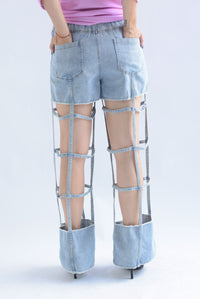 Fashion Styled Jeans cut-out cuadros