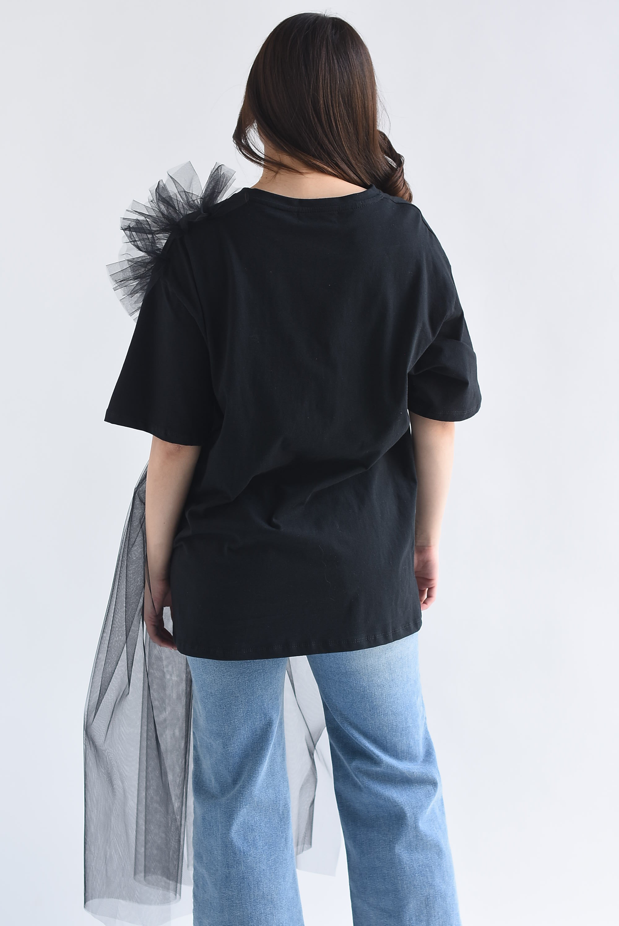 T-Shirt olán y cauda tulle