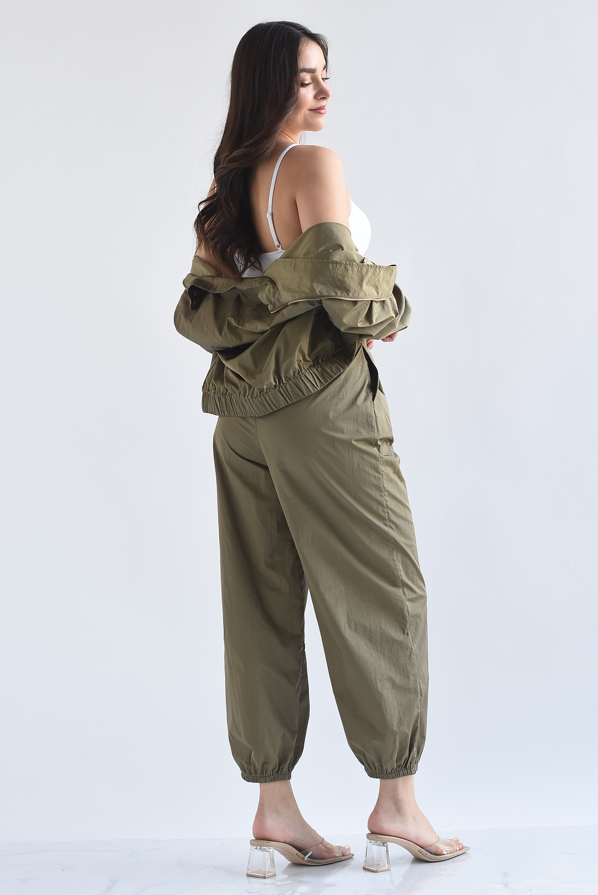 Set Pantalón y Chamarra nylon