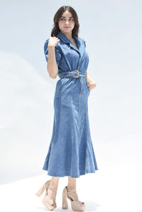 Fashion Styled Vestido Denim Joya