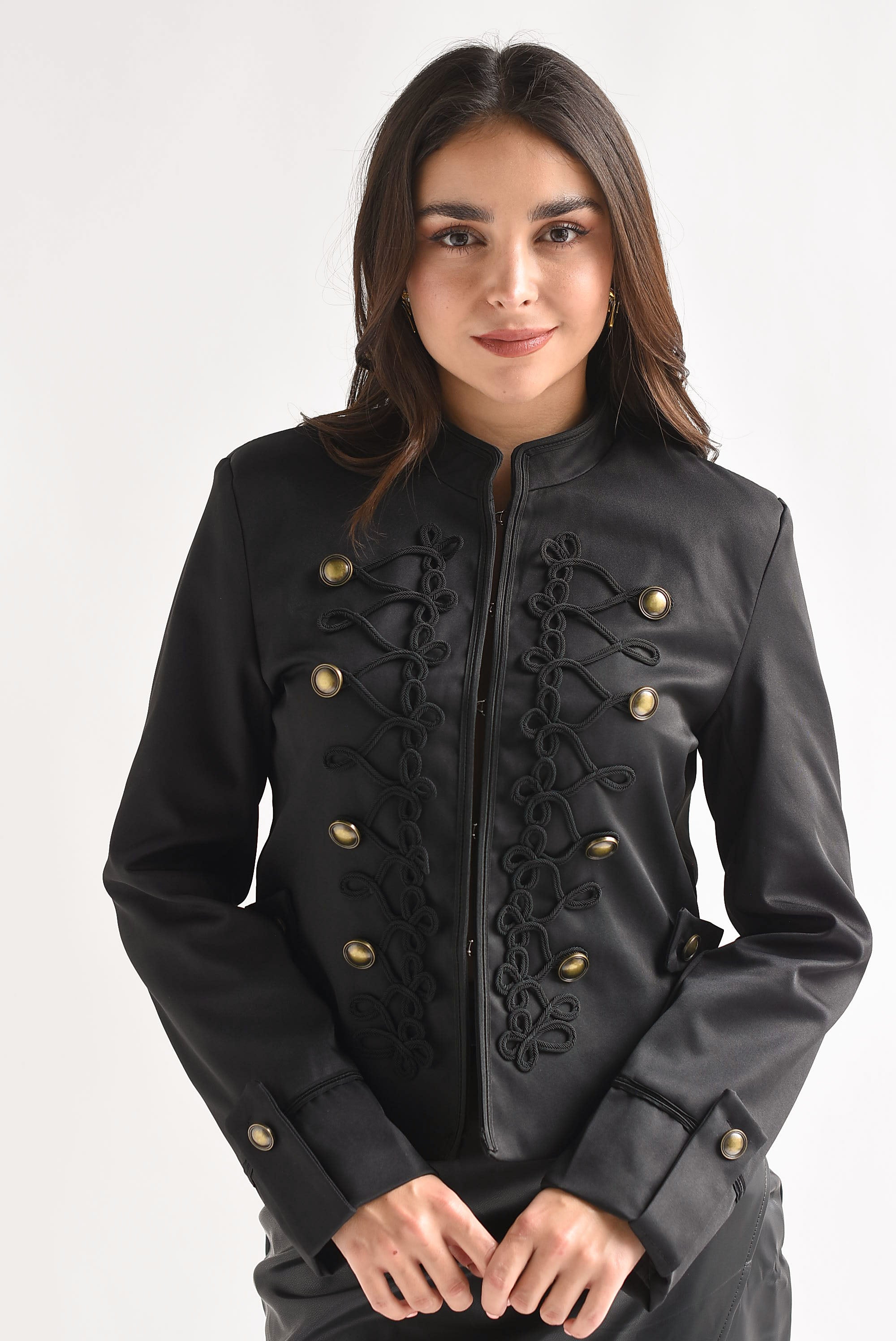 Blazer gabardina militar