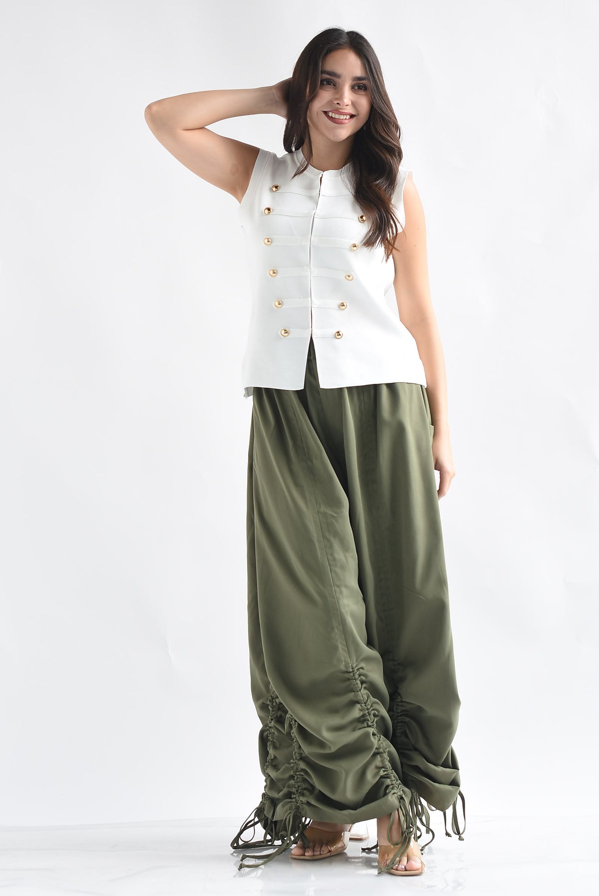 Chaleco militar punto