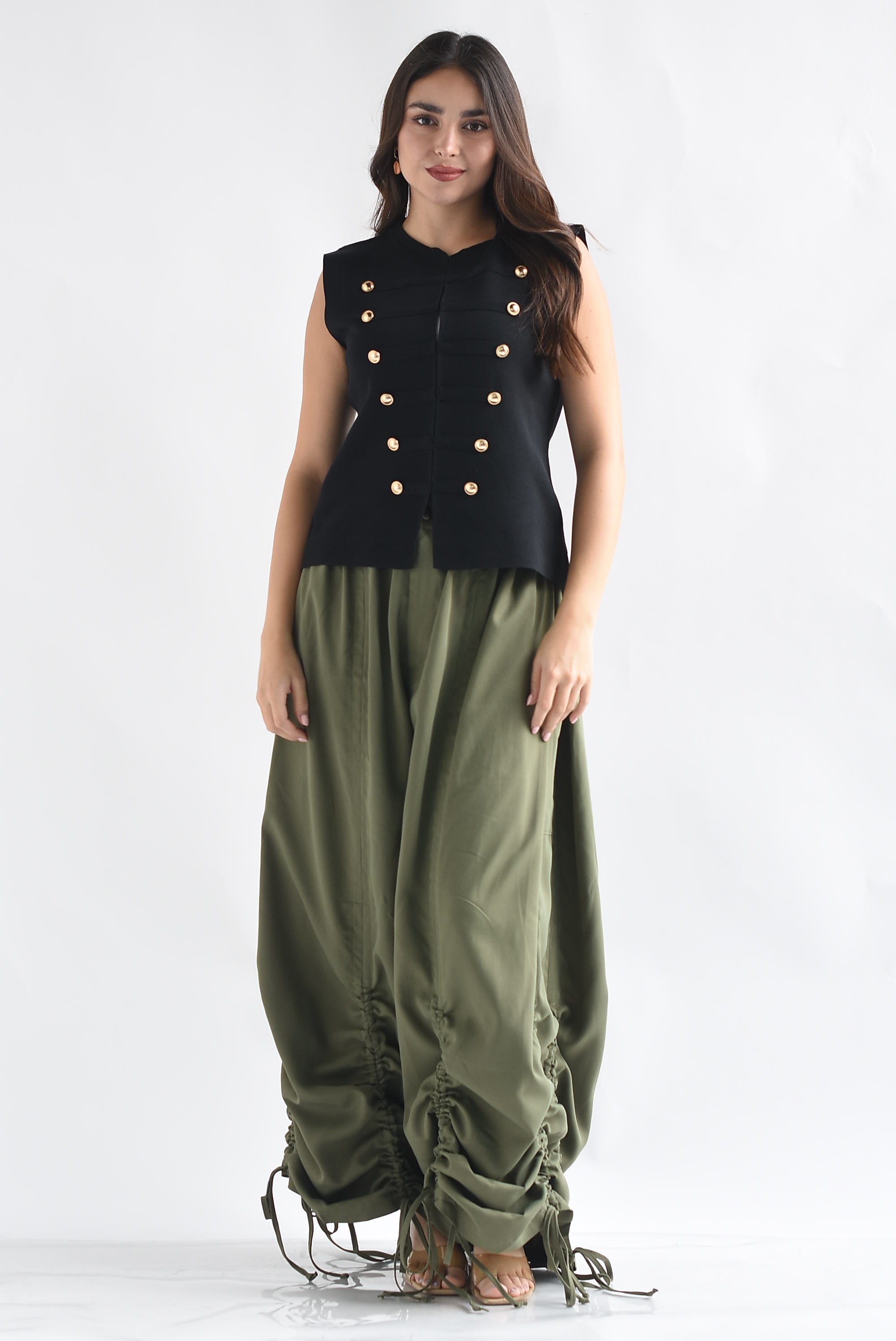Chaleco militar punto