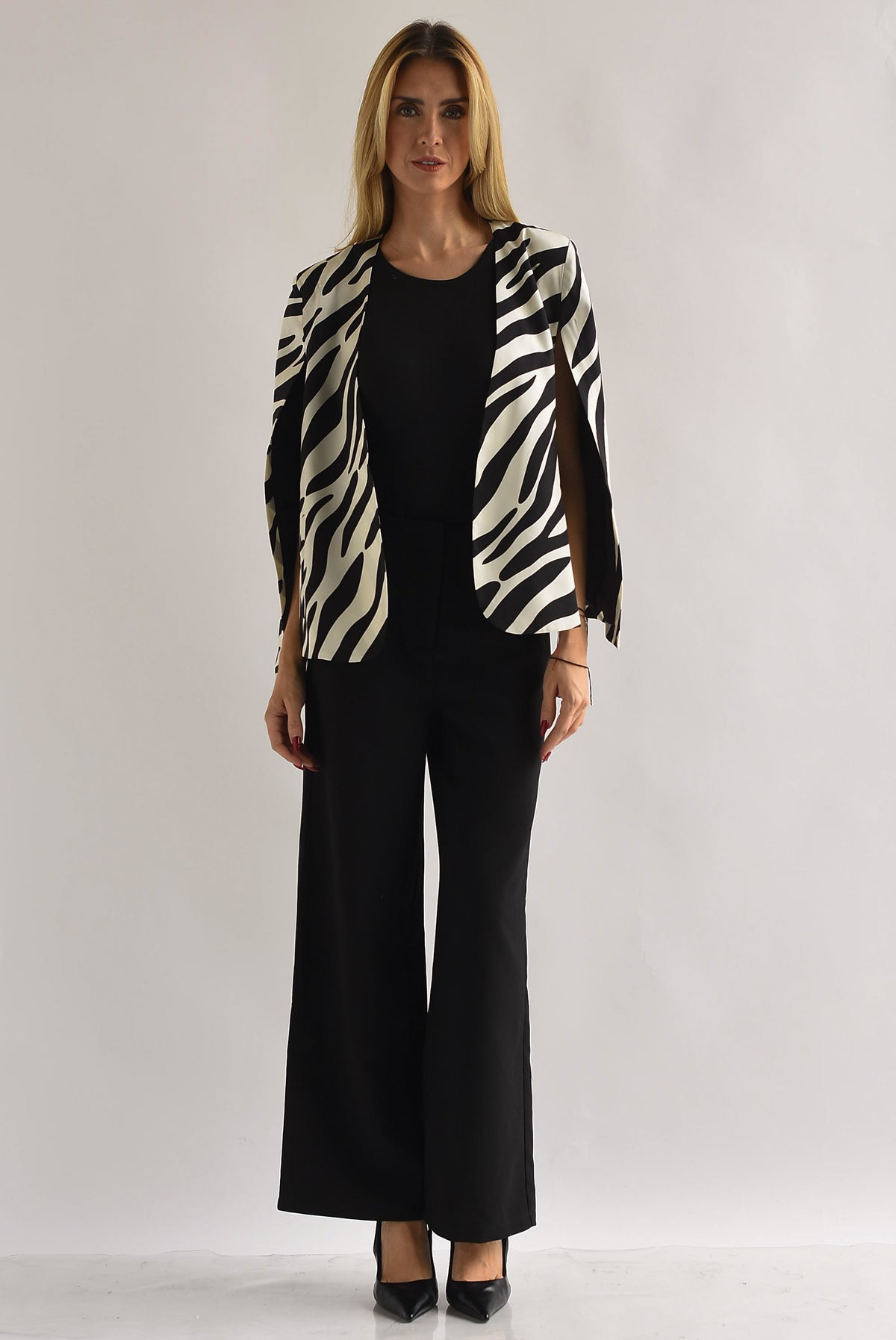 Blazer capa zebra