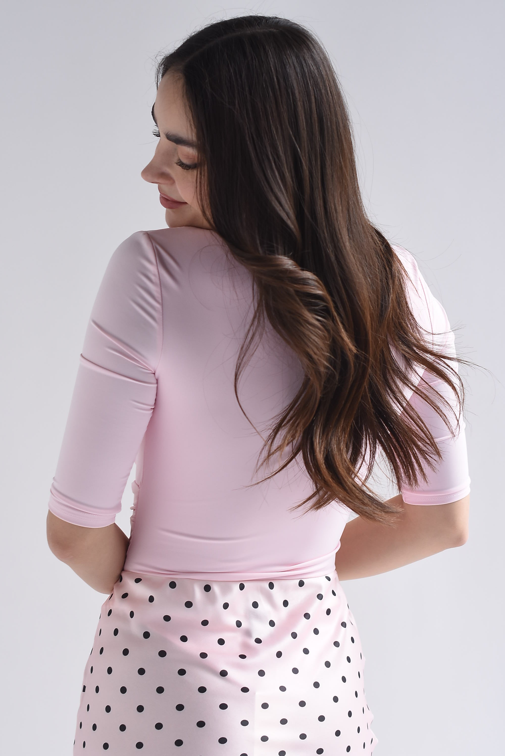 Body escote pretina nudo