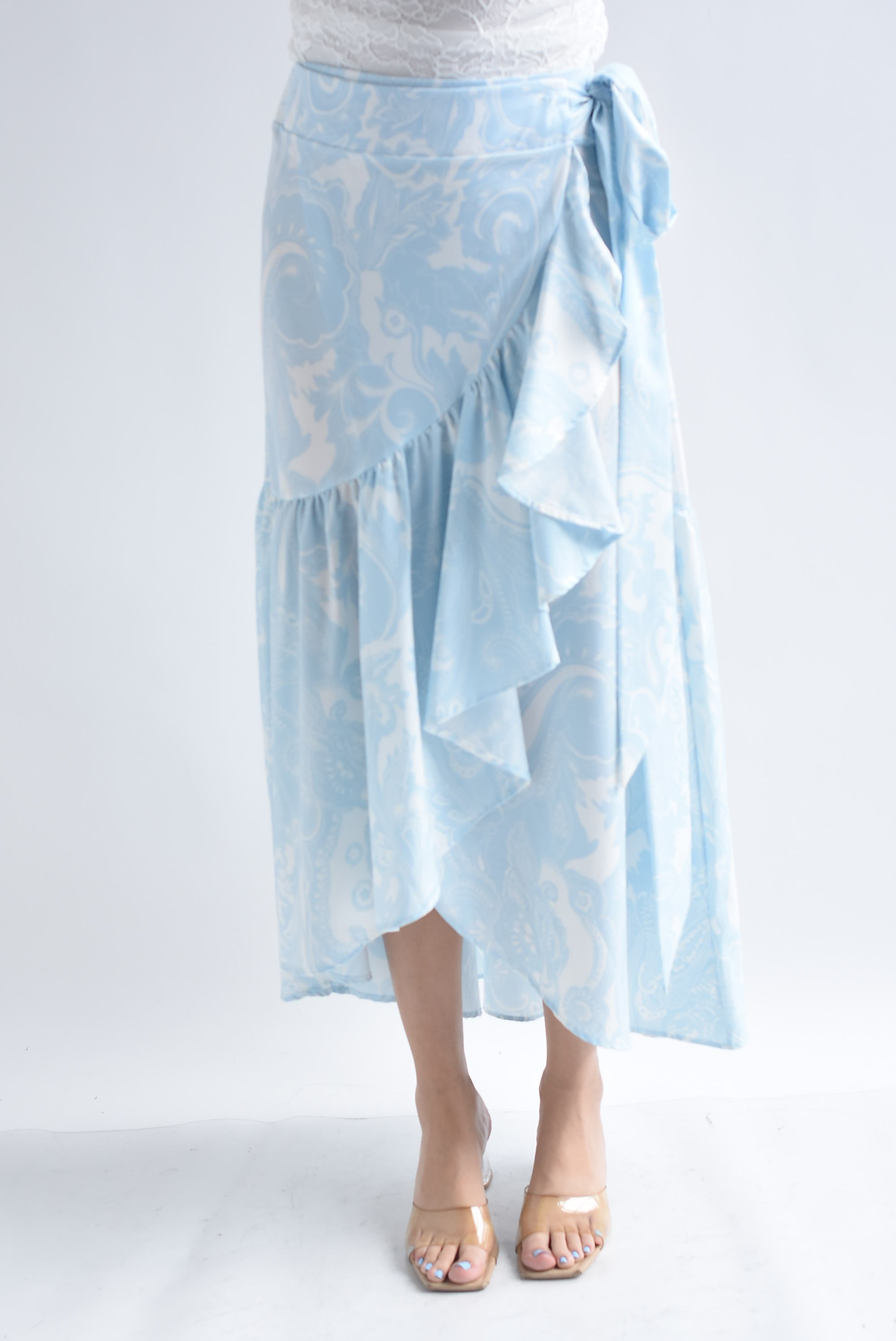 Falda envolvente paisley