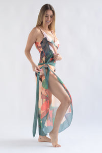 Fashion Styled Set Traje de baño y Cover-up Tropical
