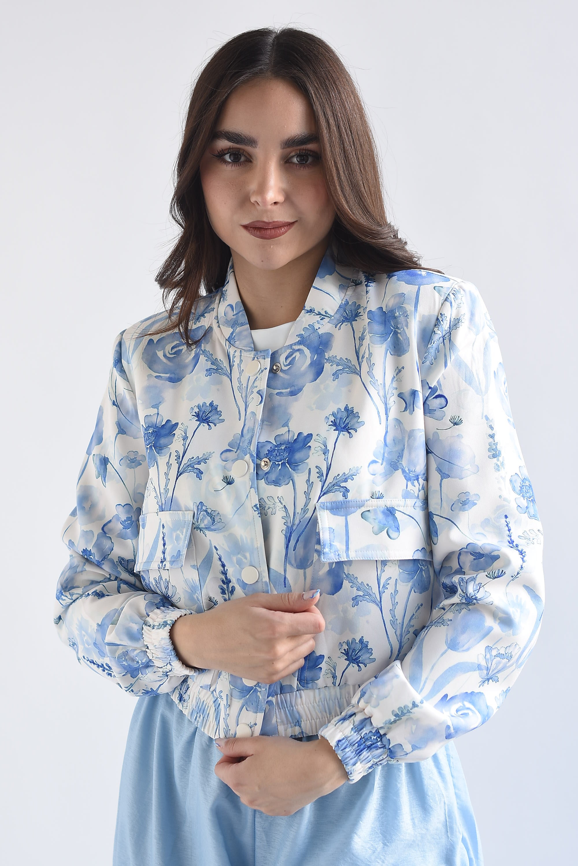 PREVENTA Chamarra bomber de vestir flores