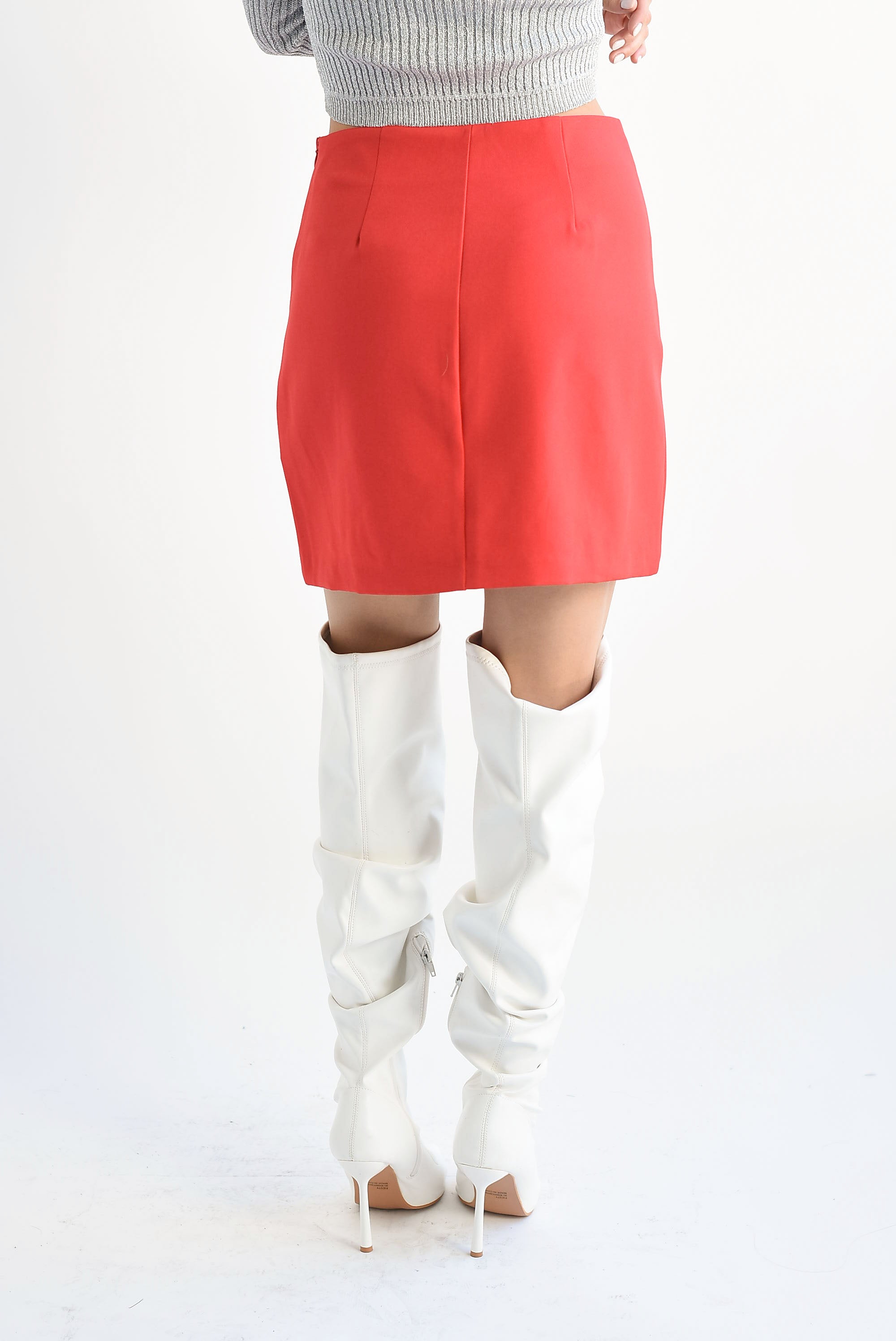 Falda mini Lazos joya Roja