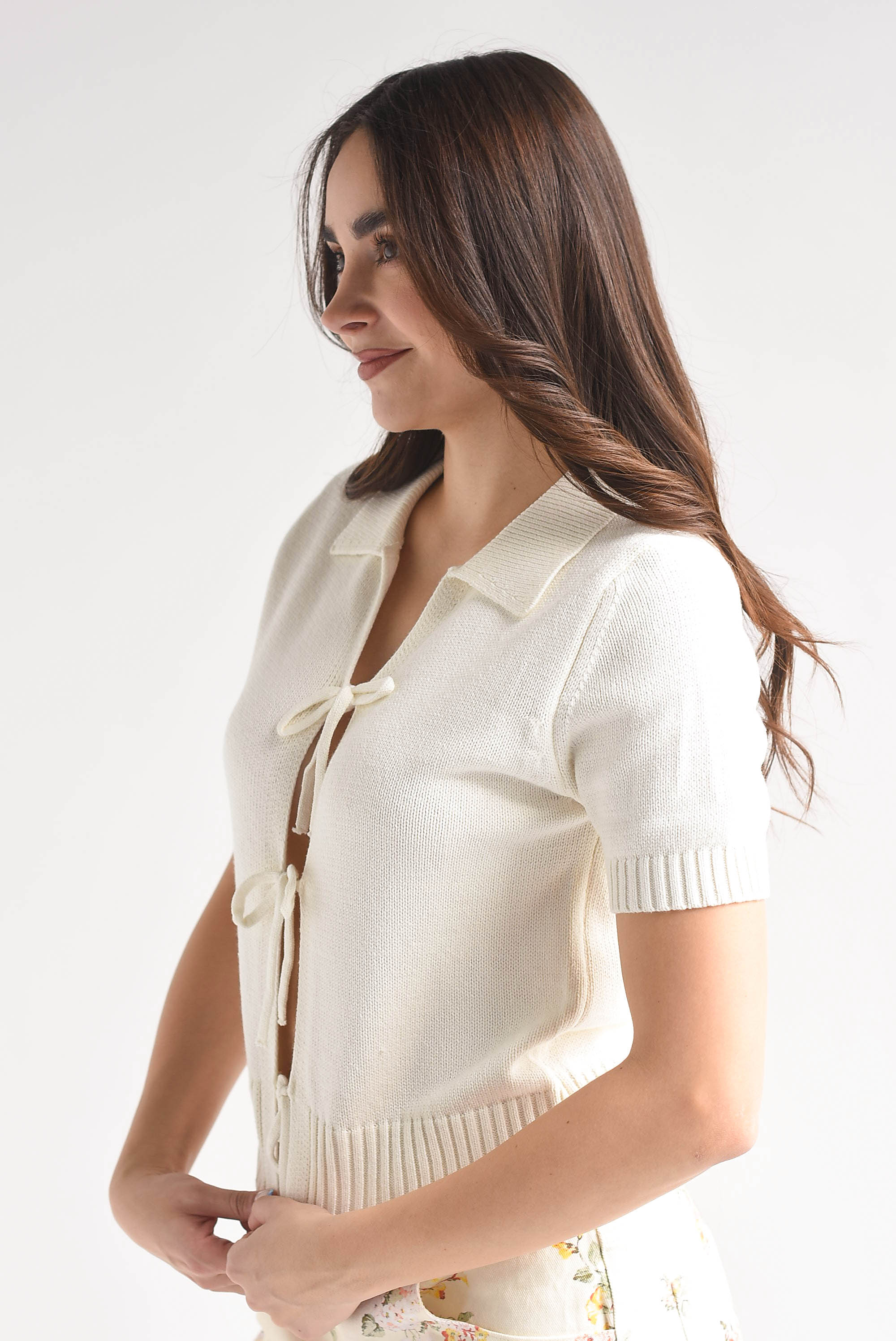 Blusa punto lazos