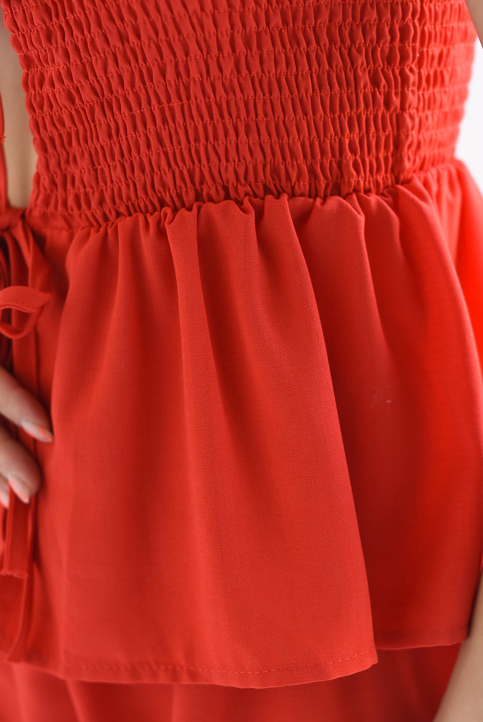 Set Short y Blusa lazos Rojo