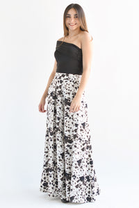 Fashion Styled Pantalón pata de elefante Cow