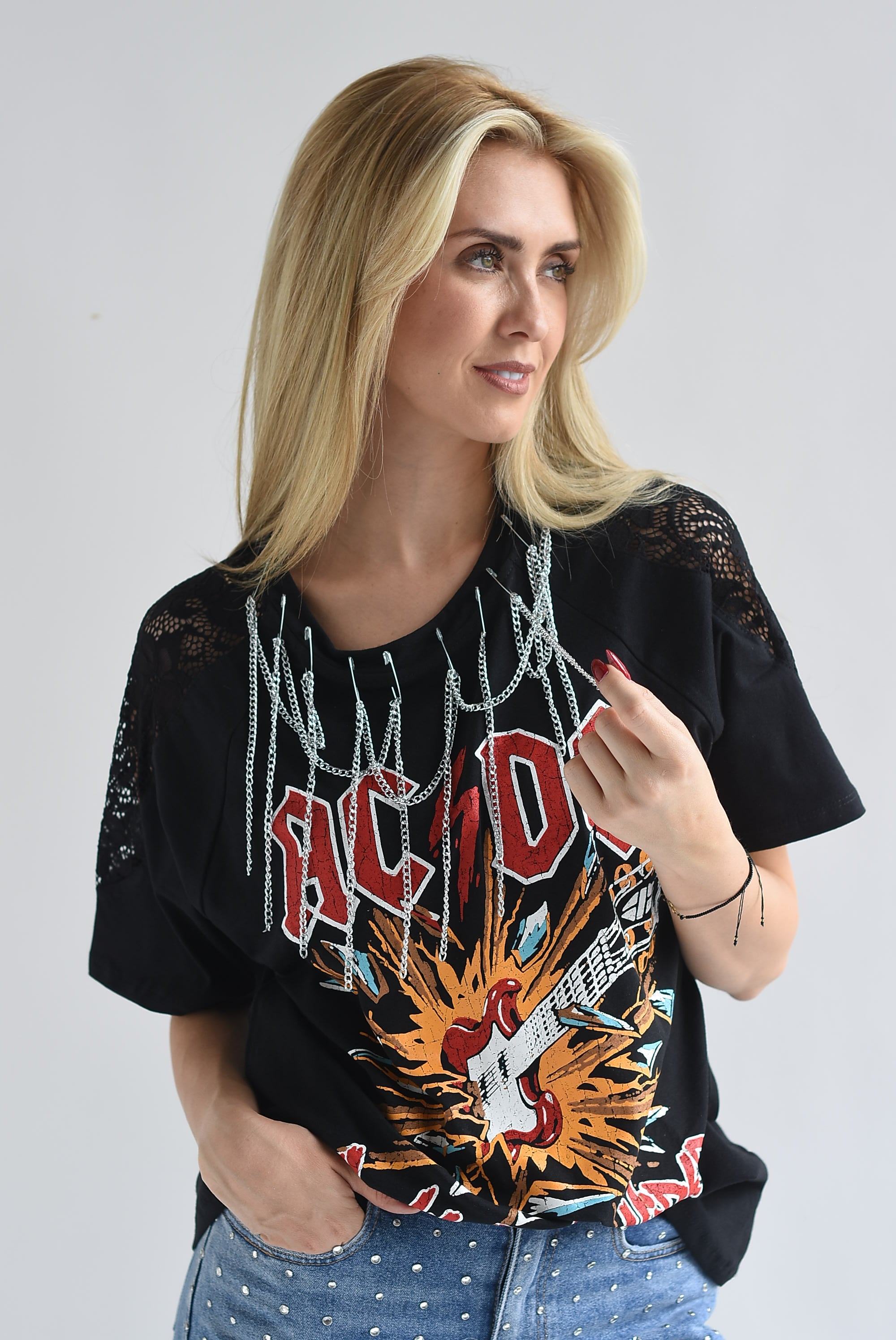 T-Shirt ACDC cadenas