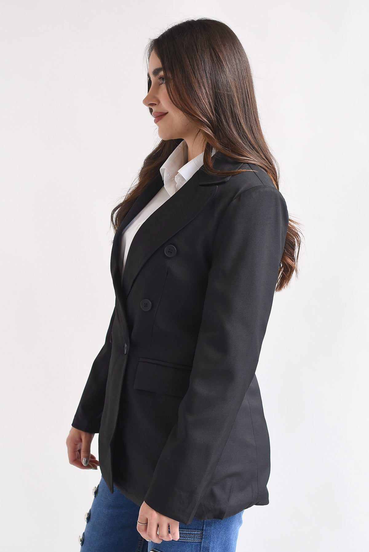 Blazer botones cruzados