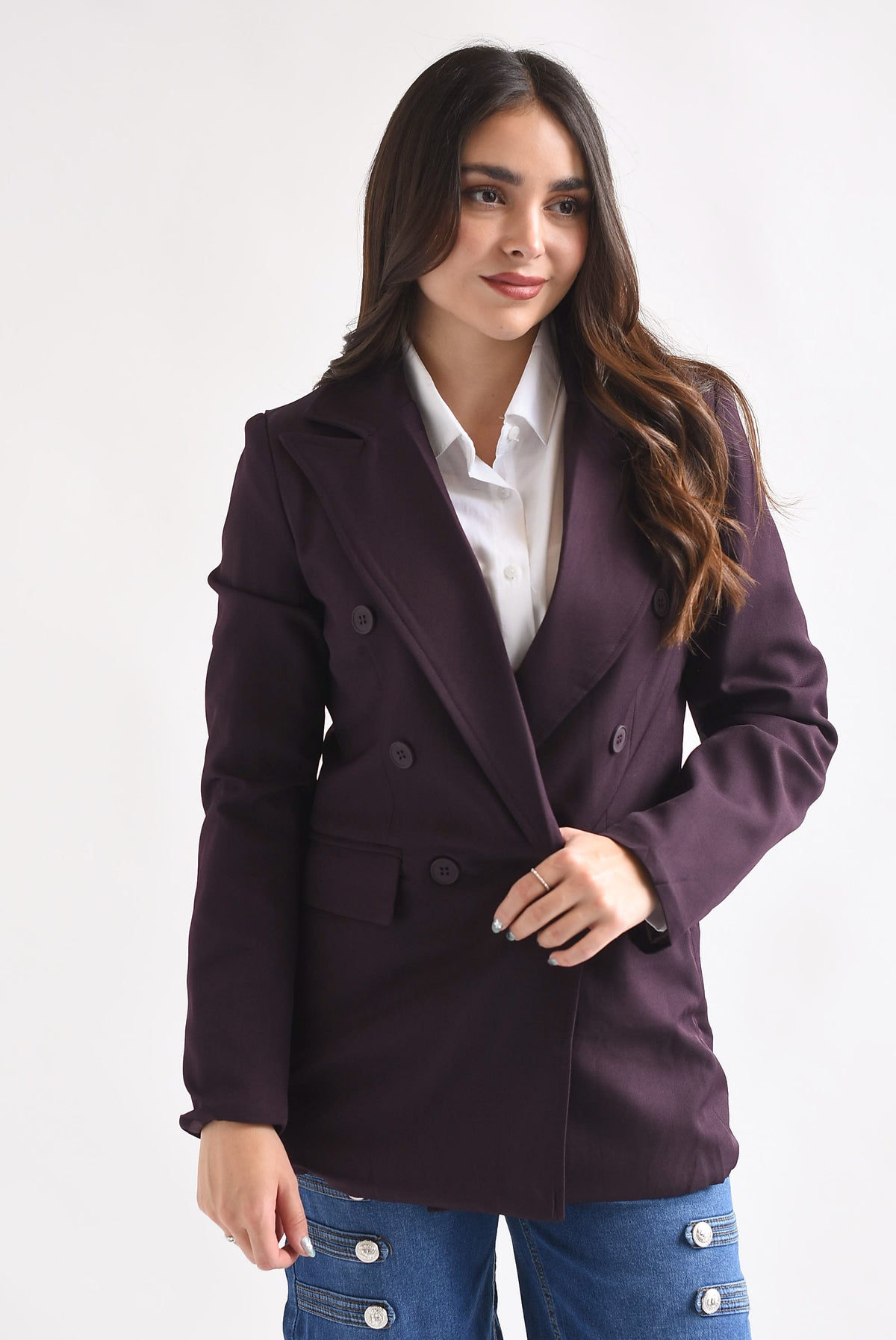 Blazer botones cruzados