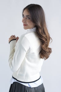 Fashion Styled Sweater oso hoddie Ivory