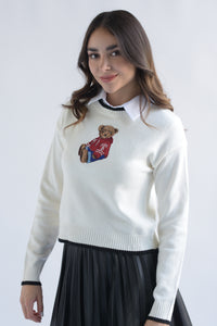 Fashion Styled Sweater oso hoddie Ivory