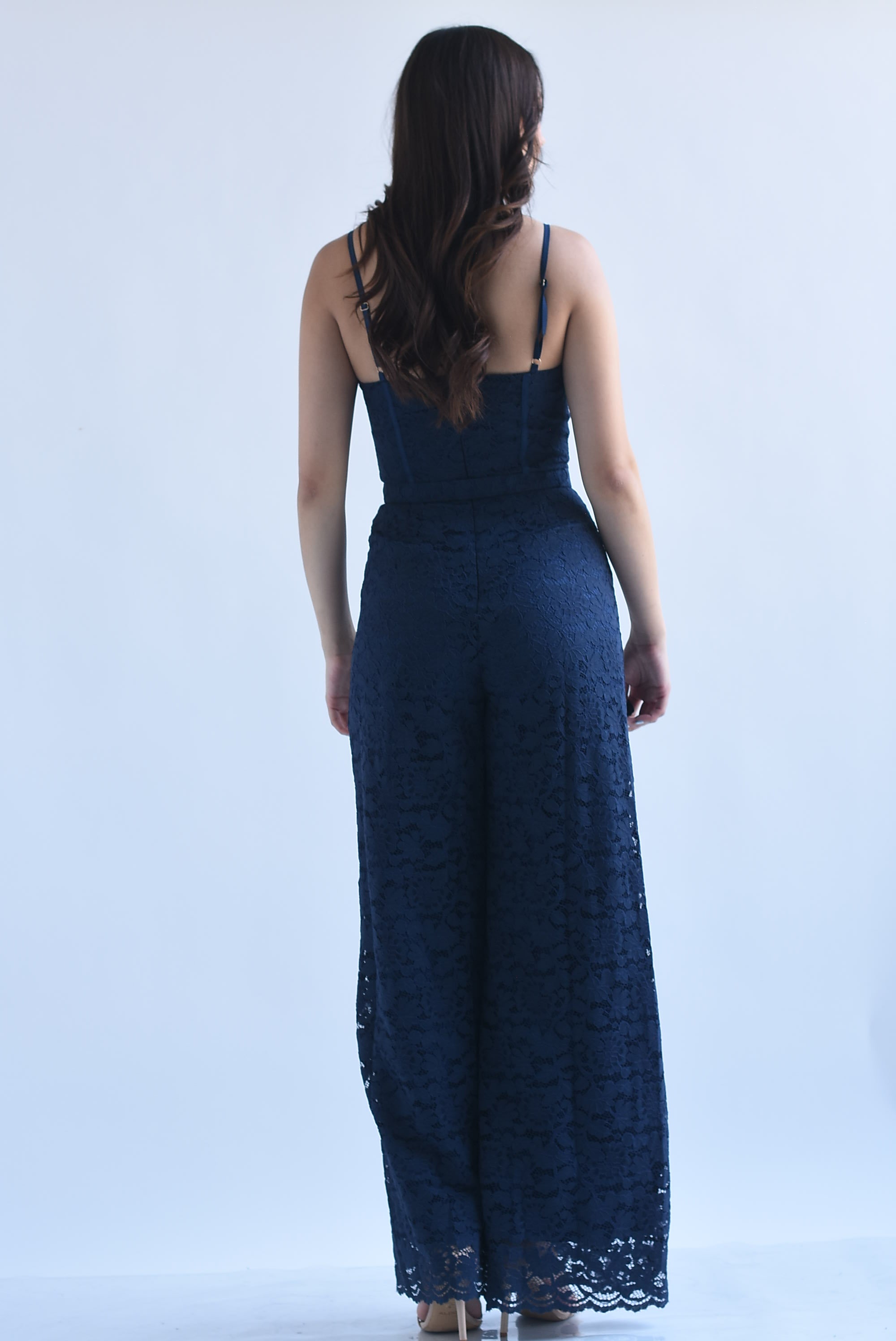 Jumpsuit top corsetero encaje