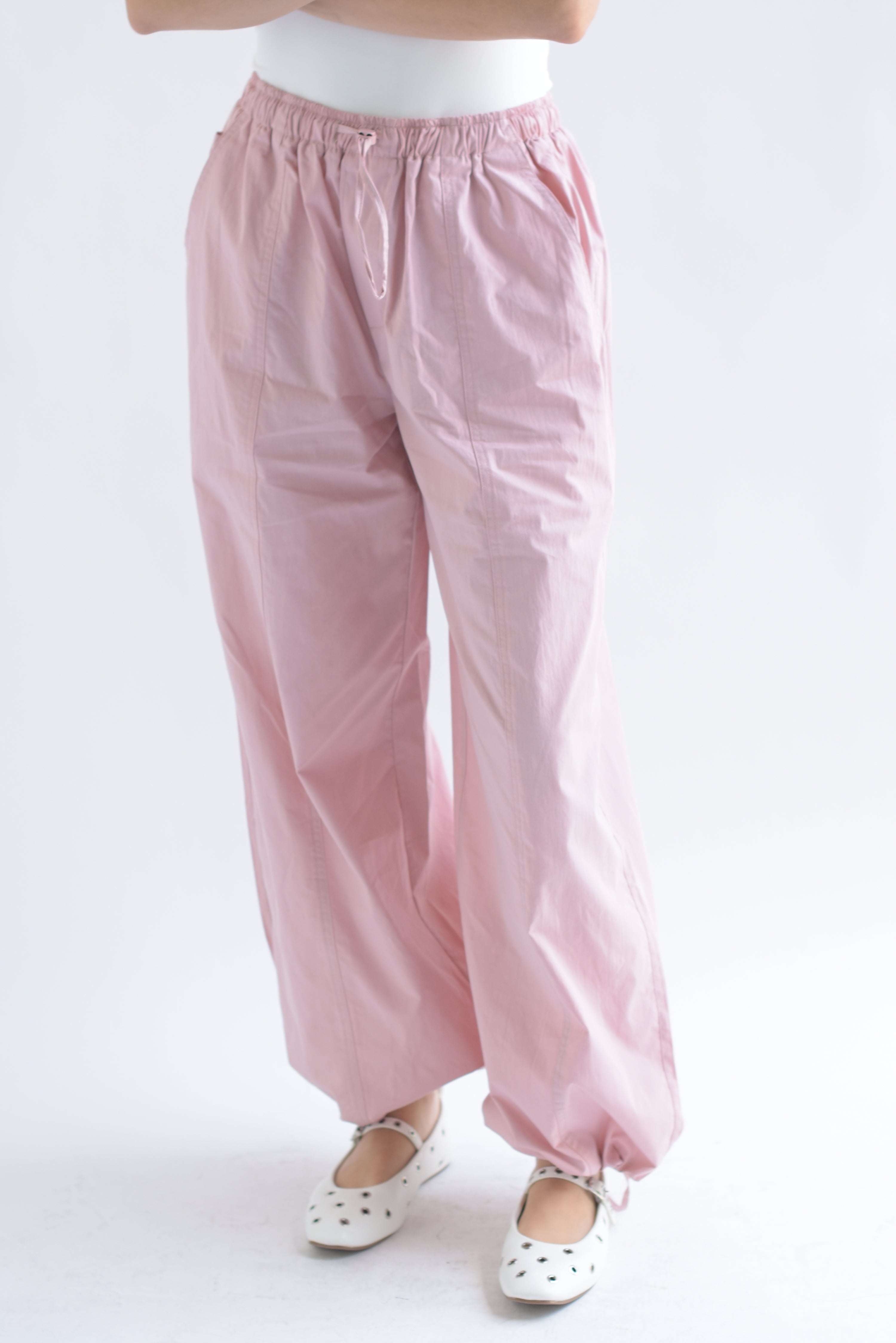 Pantalón jaretas costuras Rosa Baby