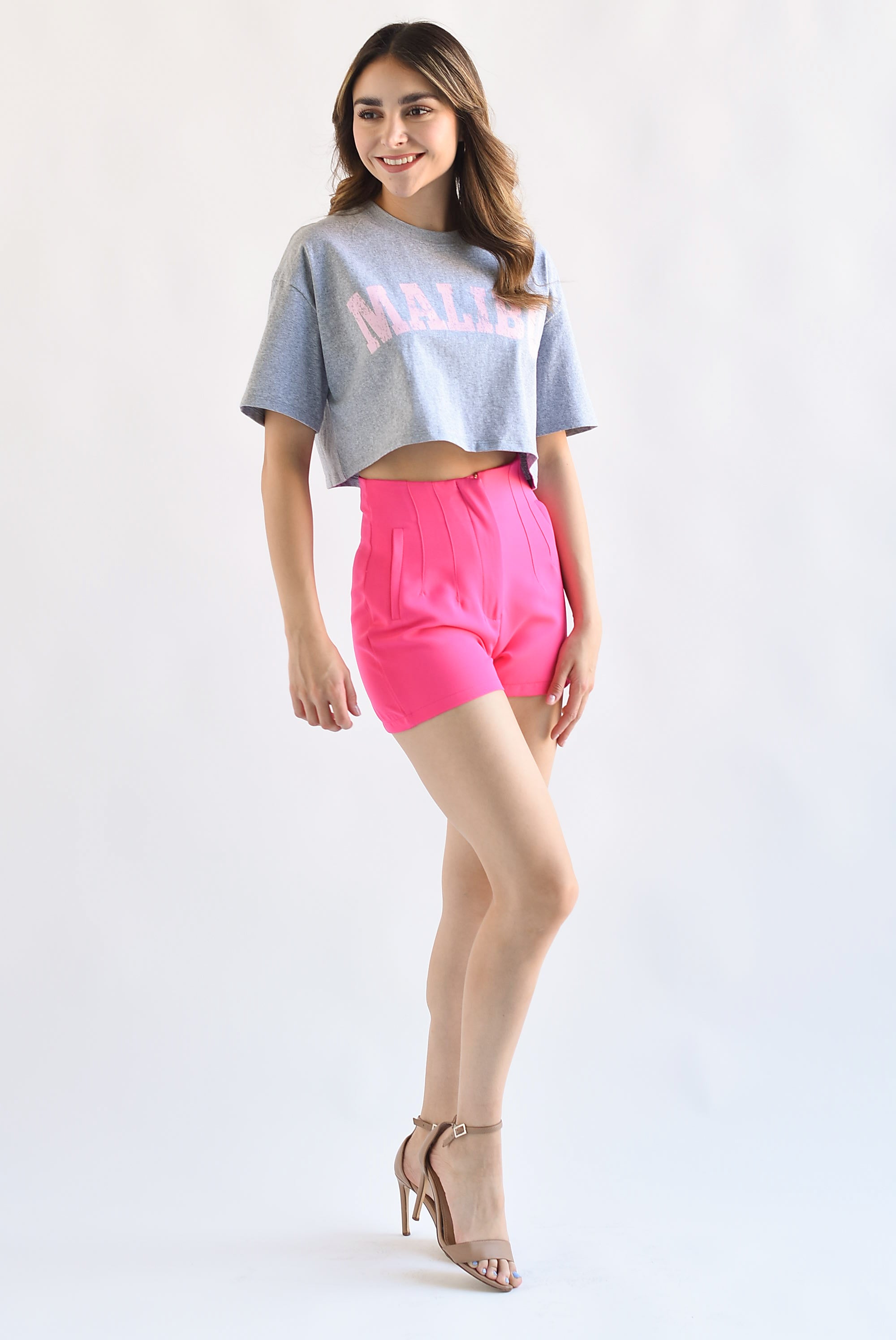 Short pinzas simuladas Fiusha