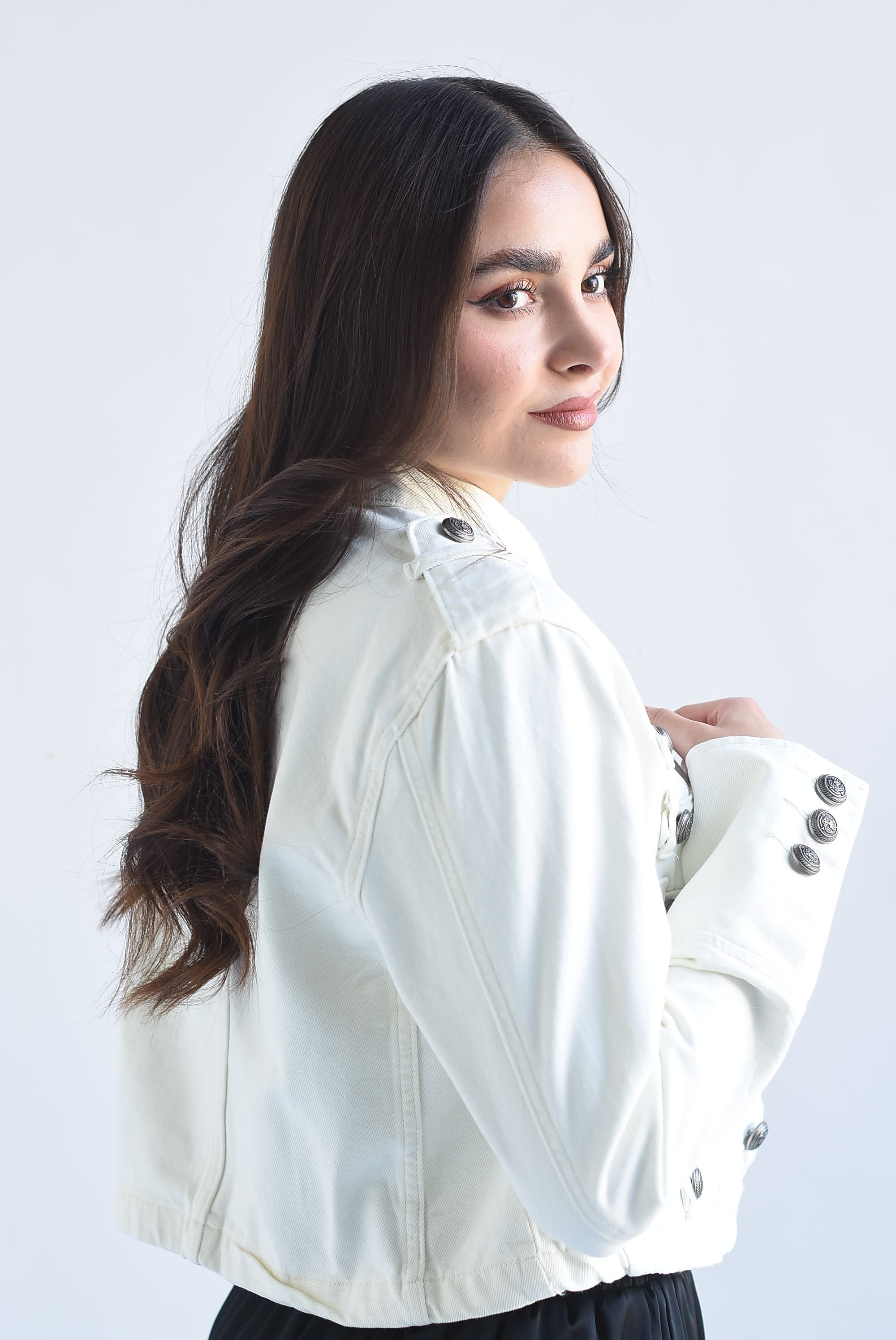 Chamarra militar Denim