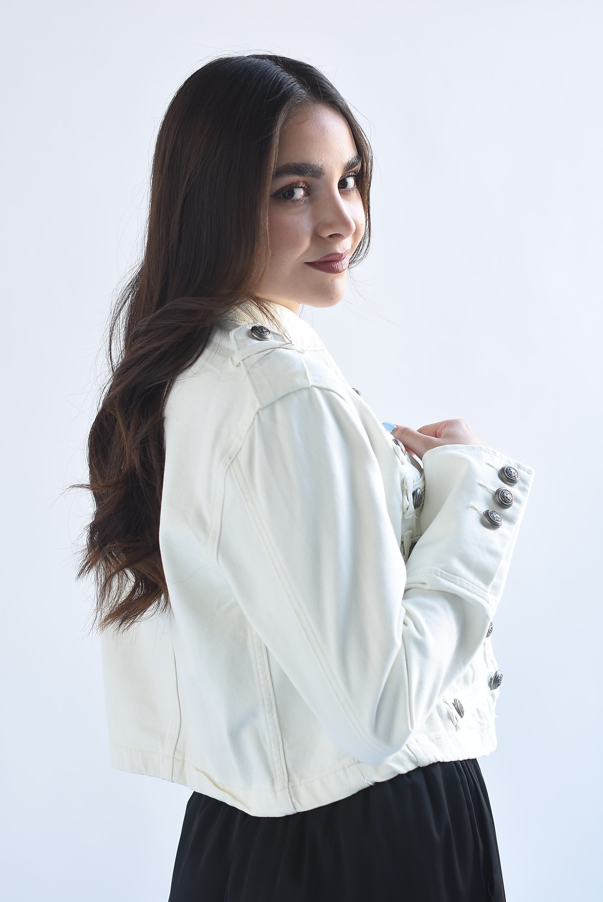 Chamarra militar Denim