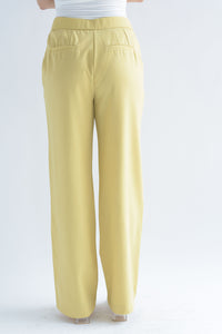 Fashion Styled Pantalón de vestir Amarillo