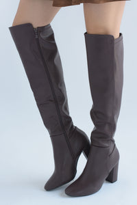 Fashion Styled Botas Alta Espresso