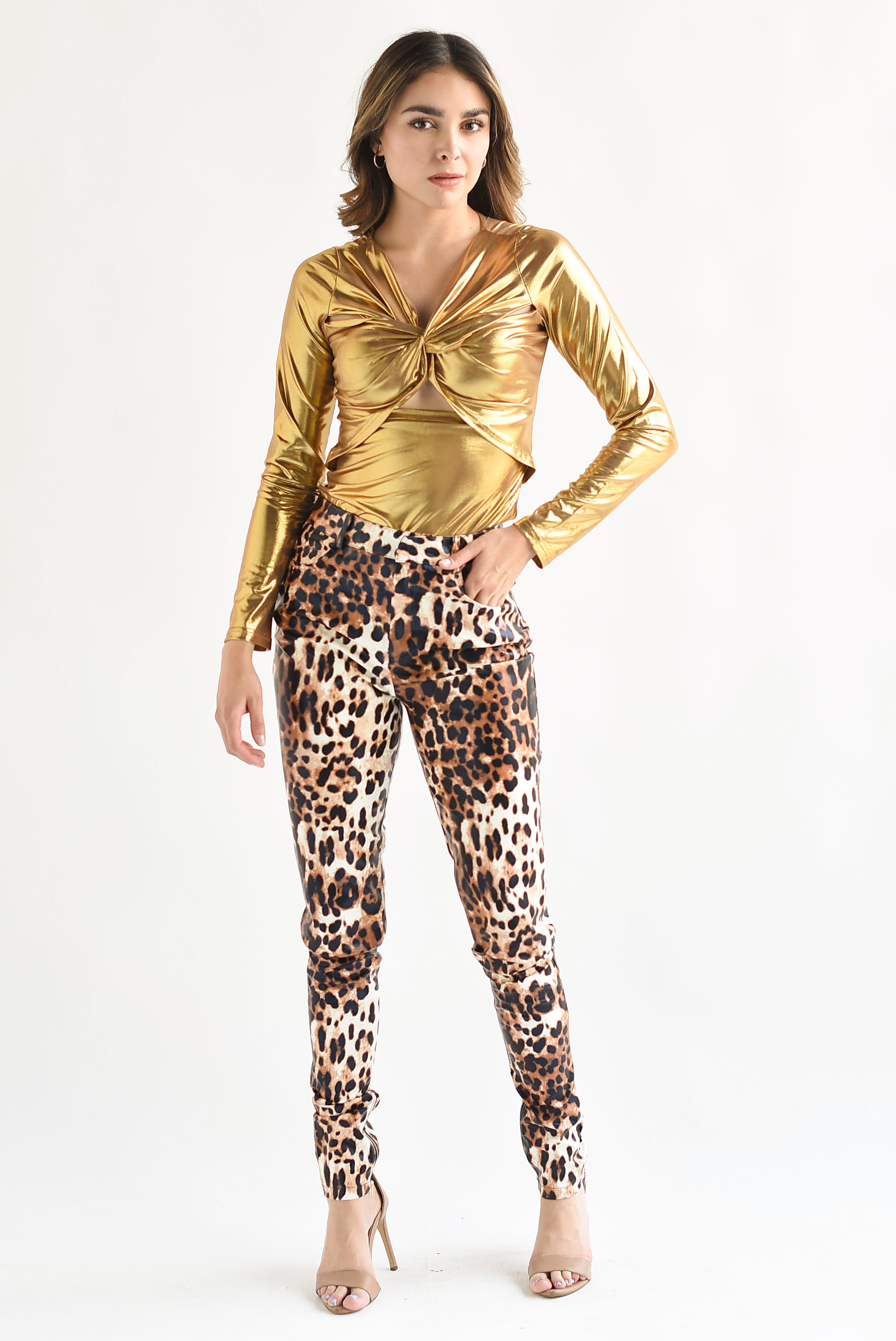 Pantalón skinny Cheetah