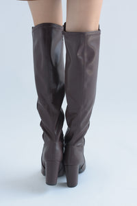 Fashion Styled Botas Alta Espresso