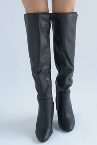 Fashion Styled Botas Alta Negro