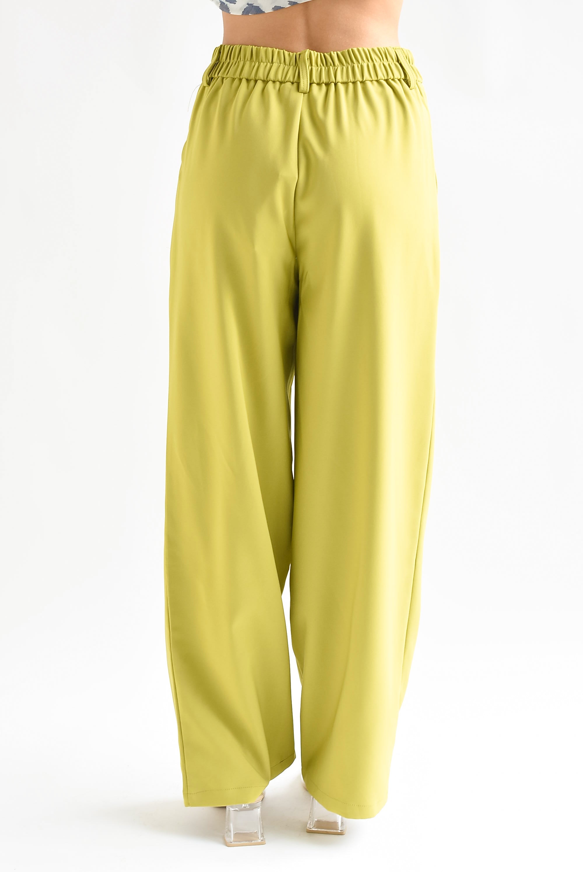 Pantalón pinzas Lime