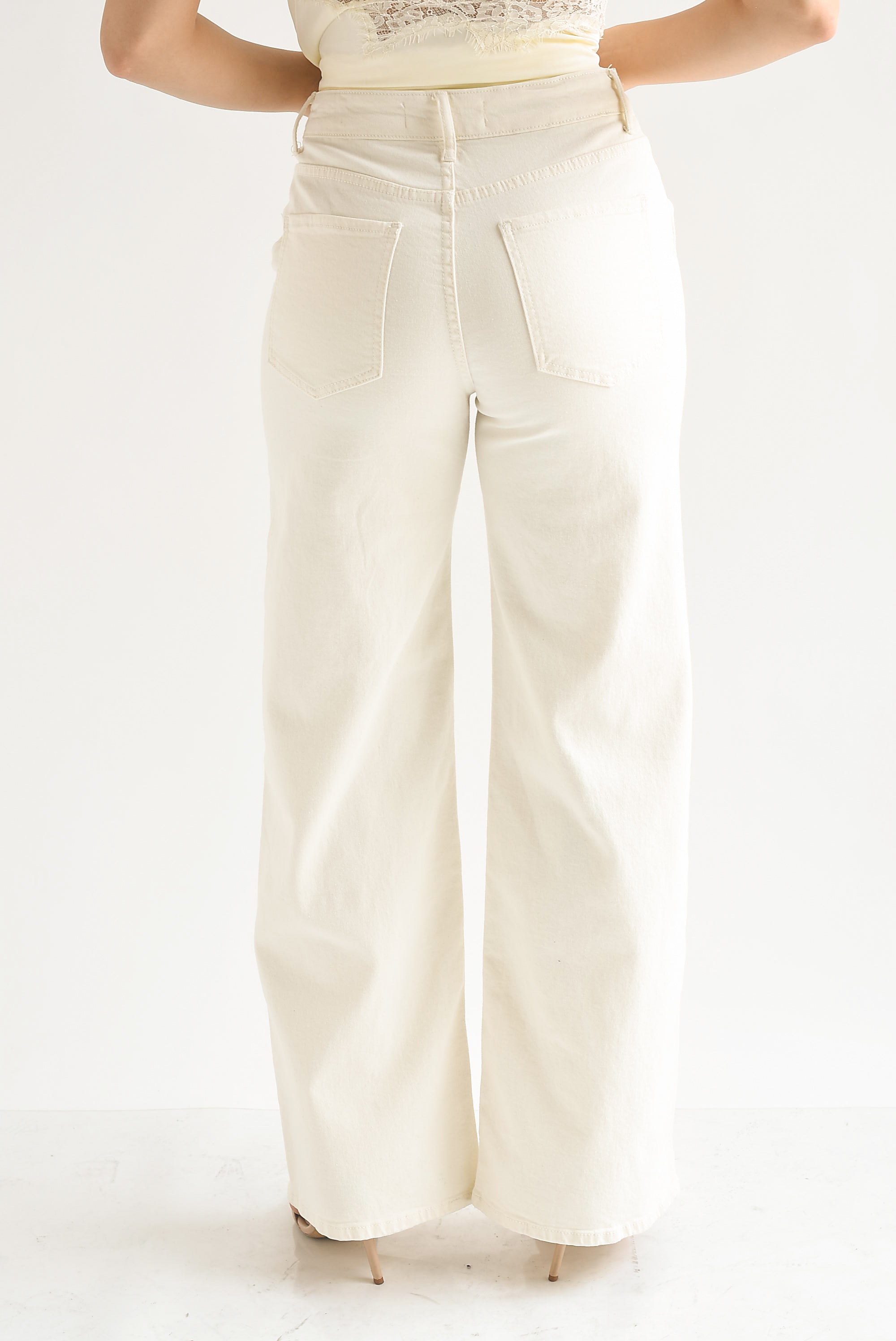 Jeans wide leg stretch
