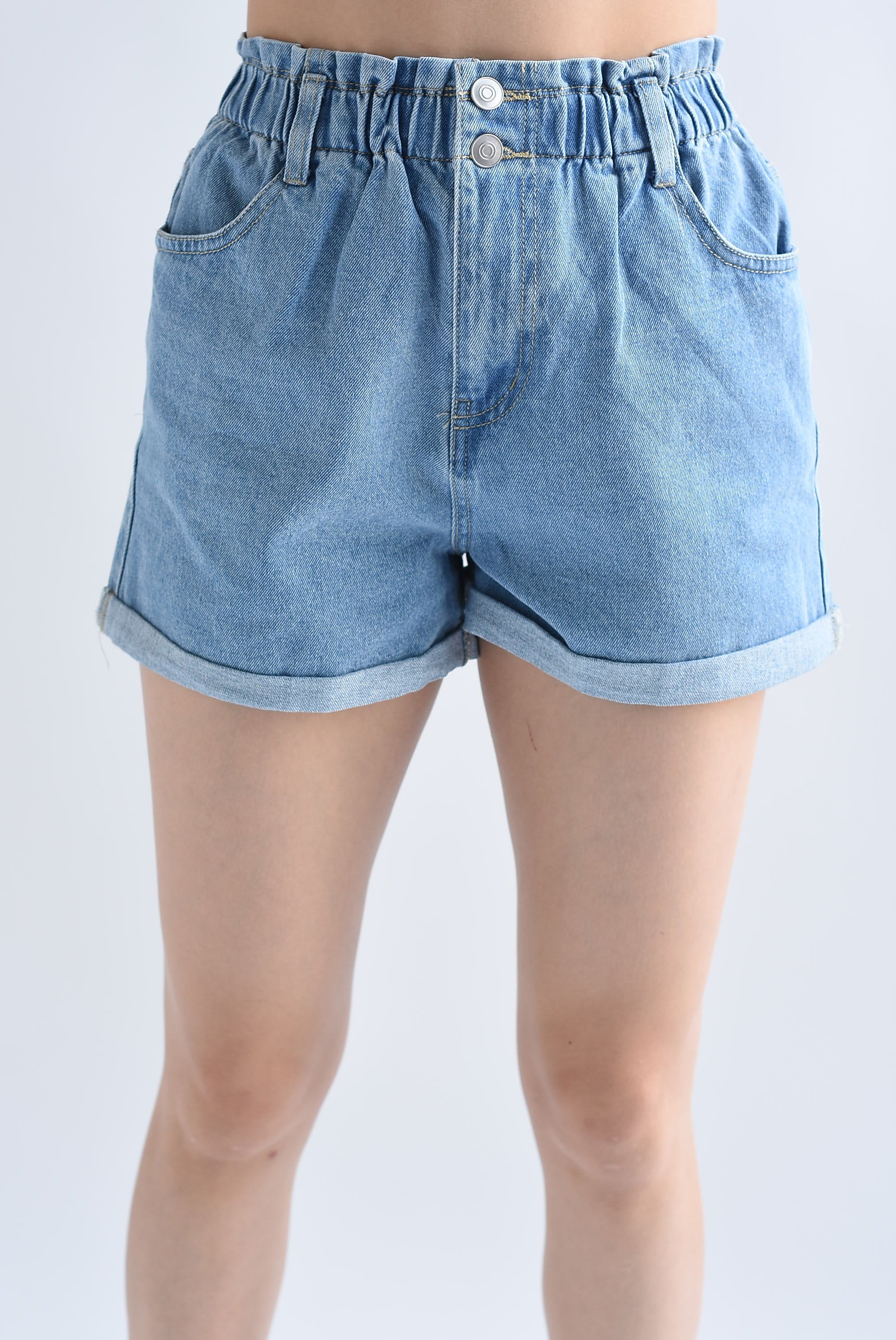Short Mom Denim Light