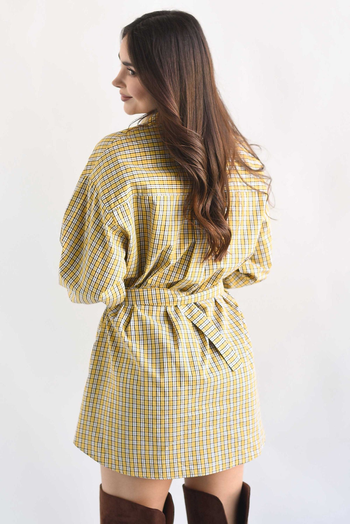 Vestido camisa cuadros
