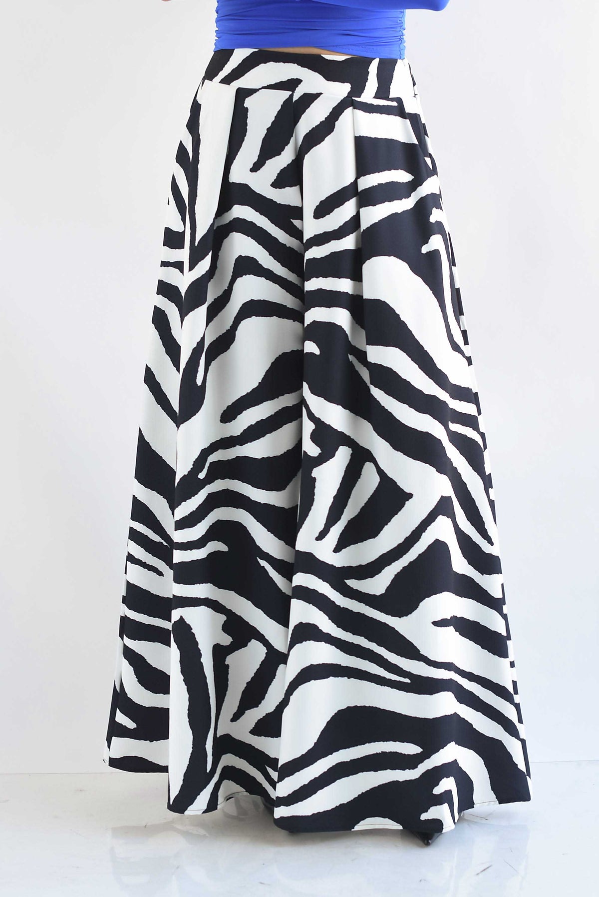 Pantalón sastre pata de elefante zebra