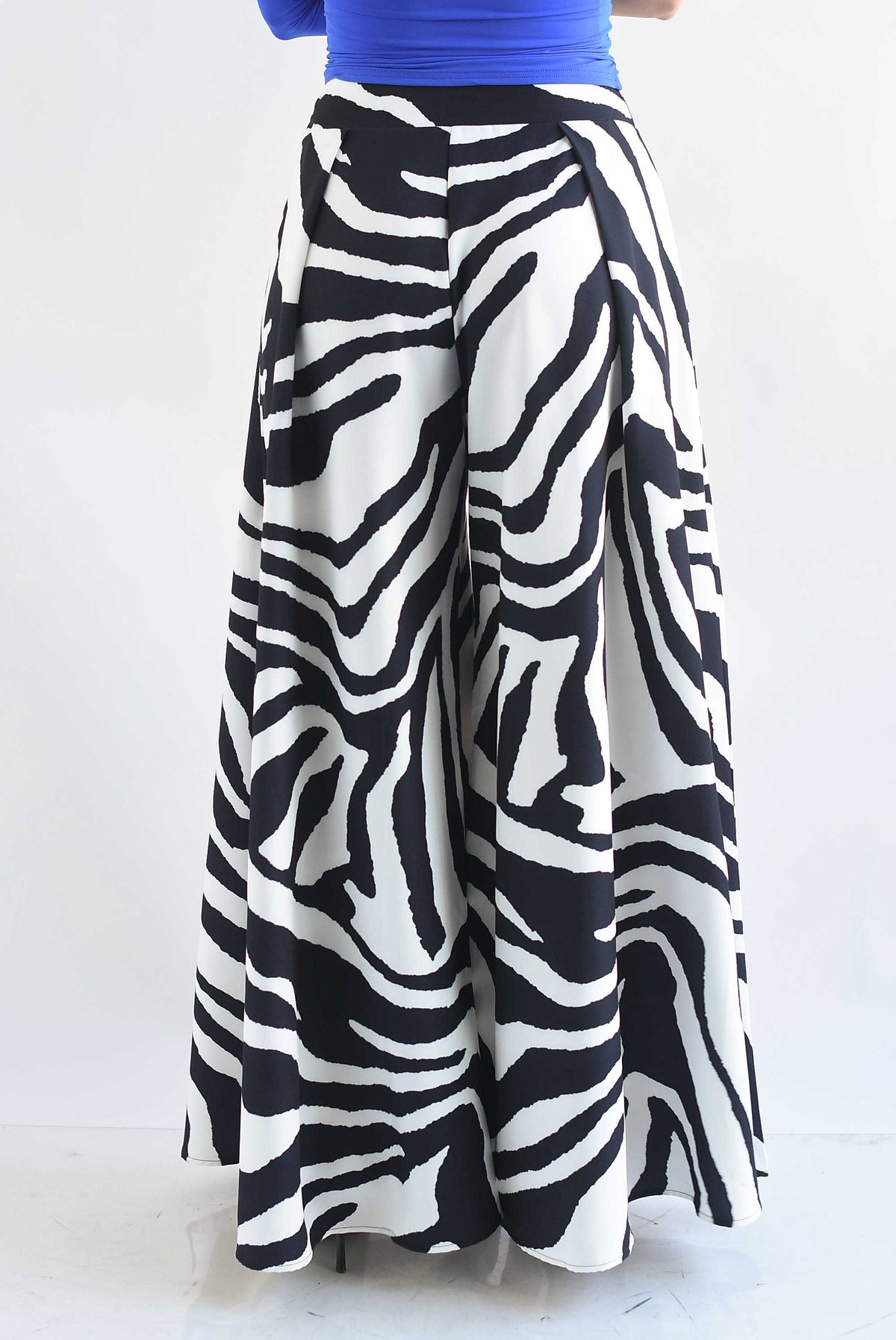 Pantalón sastre pata de elefante zebra
