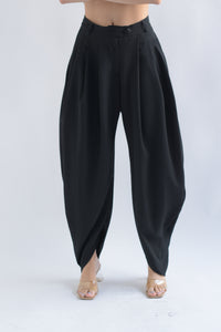 Fashion Styled Pantalón globo Negro