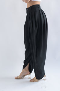 Fashion Styled Pantalón globo Negro