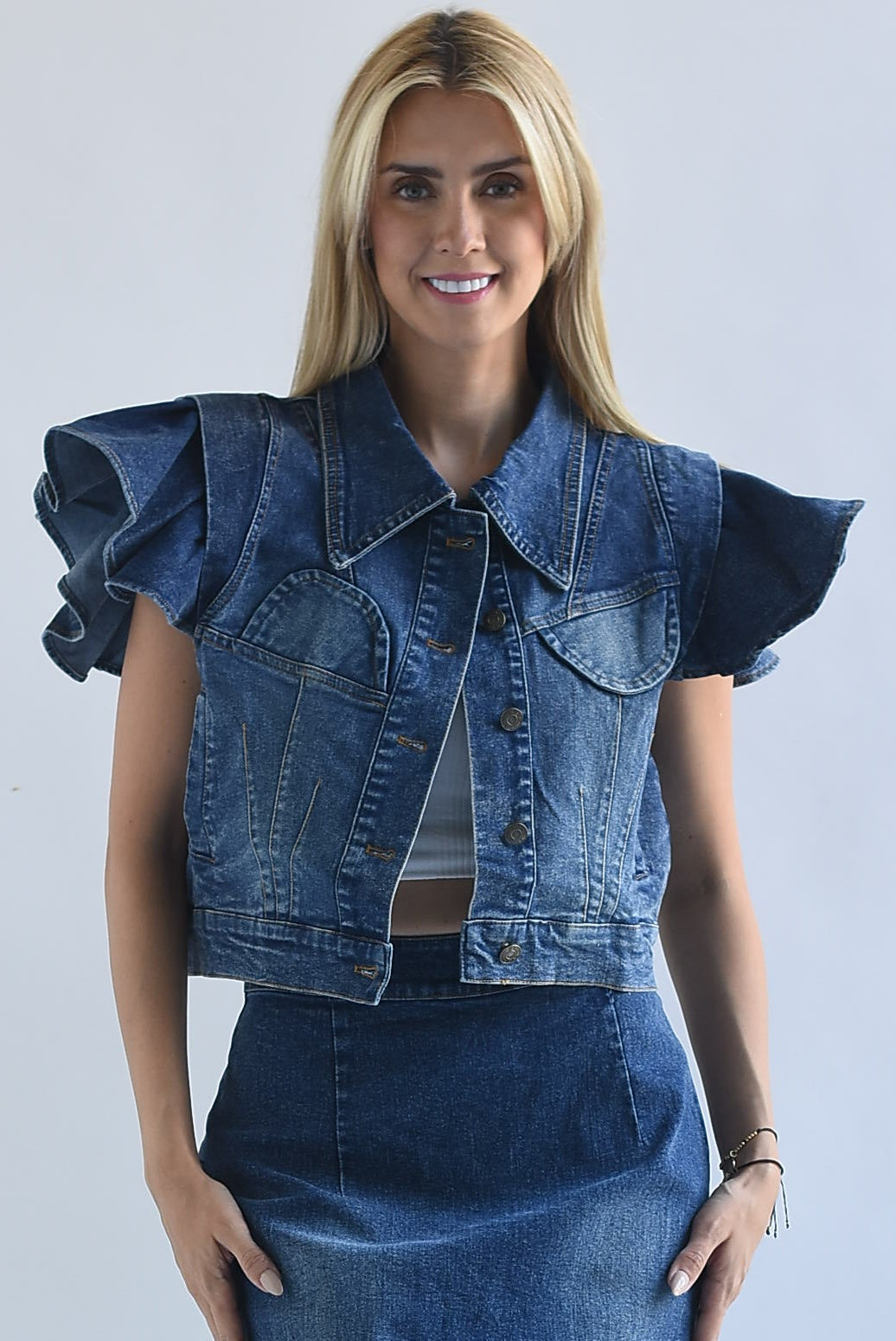 Chaleco olanes Denim
