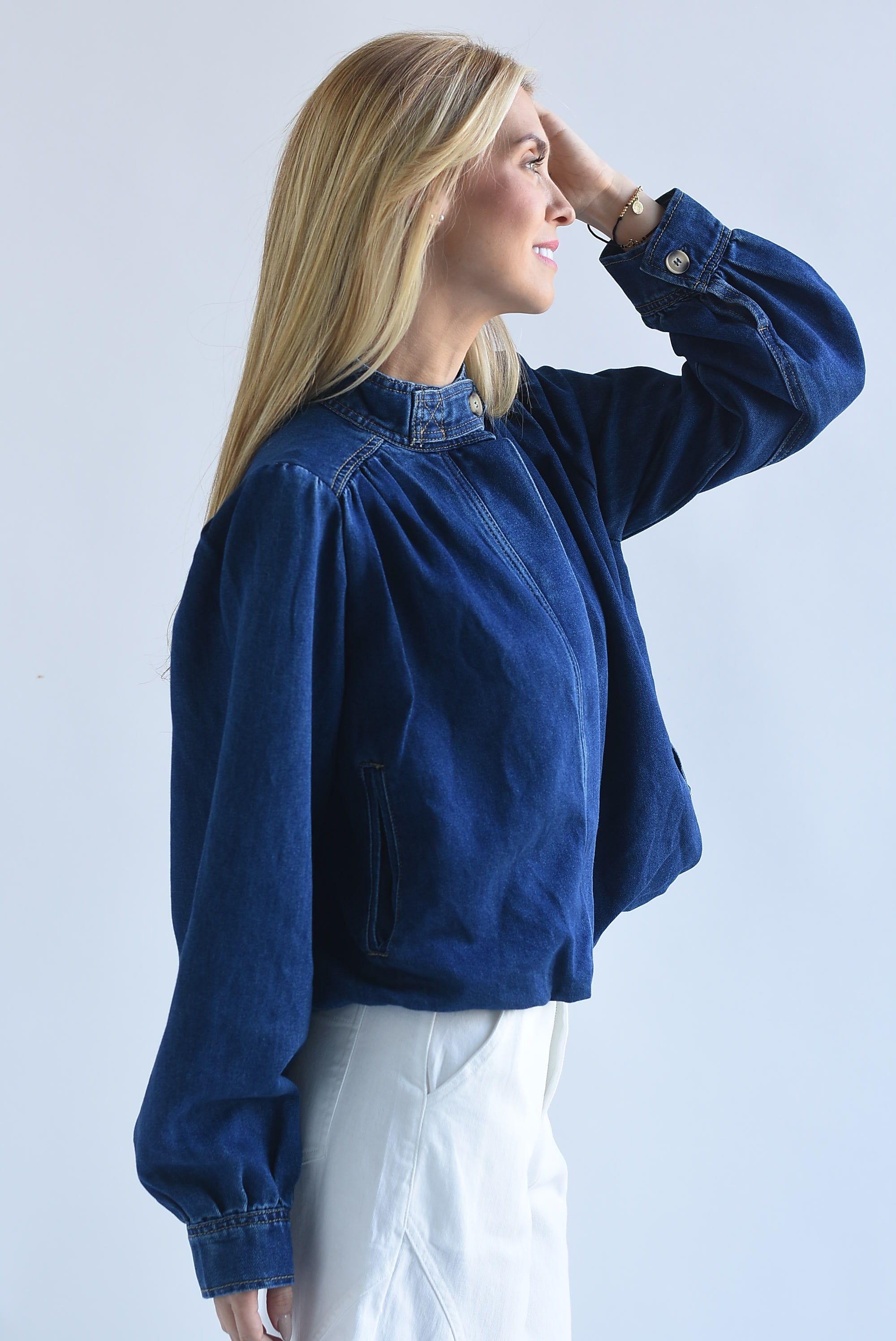 Chamarra globo Denim