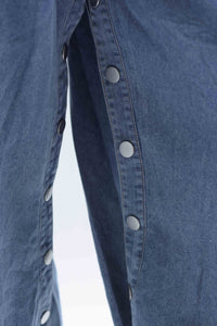Fashion Styled Pantalón globo jareta Denim Light